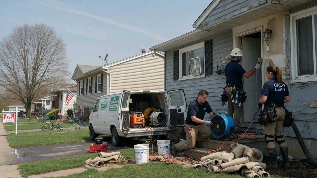 Flood Cleanup in Bowers, PA near me
